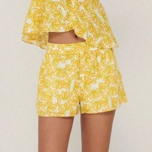ZARA Retro floral shorts